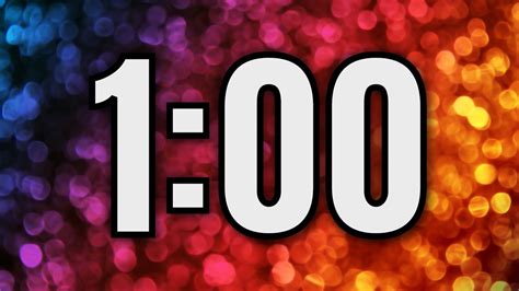 One minute timer youtube - Silent 100 minute countdown timer with finishing alarm.Rainbow colors.Subscribe & LikeThank you.